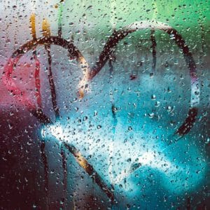 Afbeelding angst en liefde gaan samen